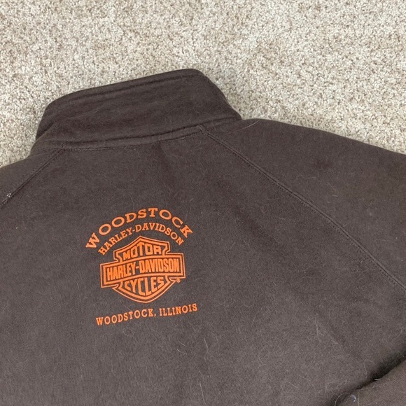 Harley Davidson brown zip up jacket - Picture 5 of 5